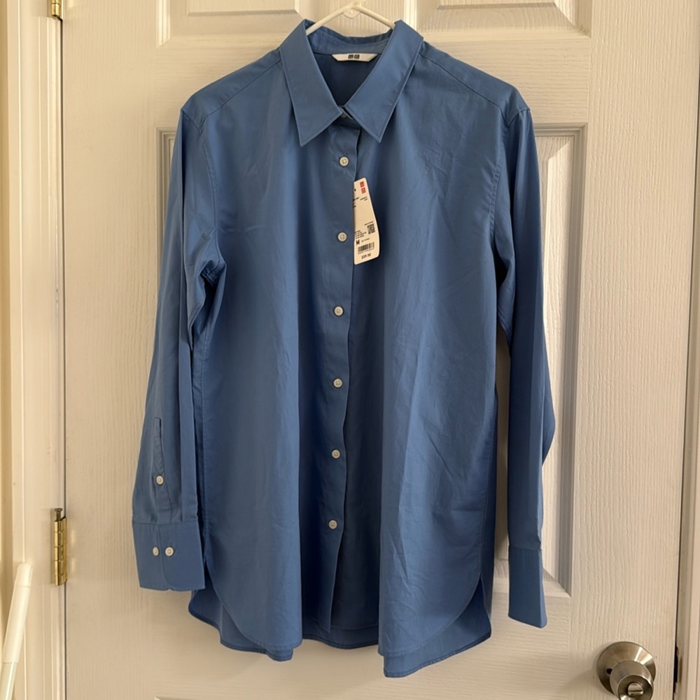 Uniqlo Women cotton long sleeve shirt
